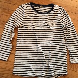 J Crew Embellished Top